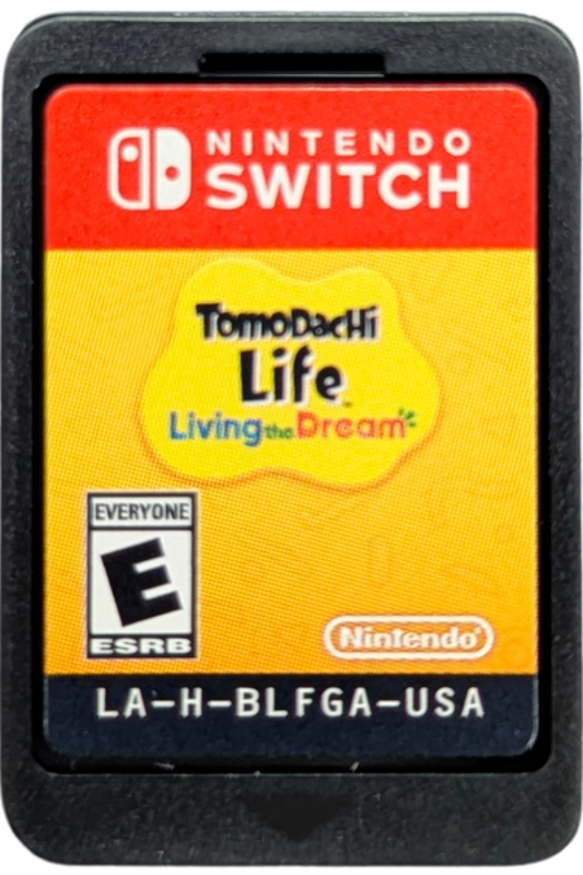 TomoDachi Life: Living the Dream for Nintendo Switch (NS) featuring a quirky life sim where you create Mii characters build relationships and watch unpredictable island style interactions unfold; customize outfits voices and personalities then enjoy mini games events and hilarious social drama as your cast lives out their dream life on Switch cartridge