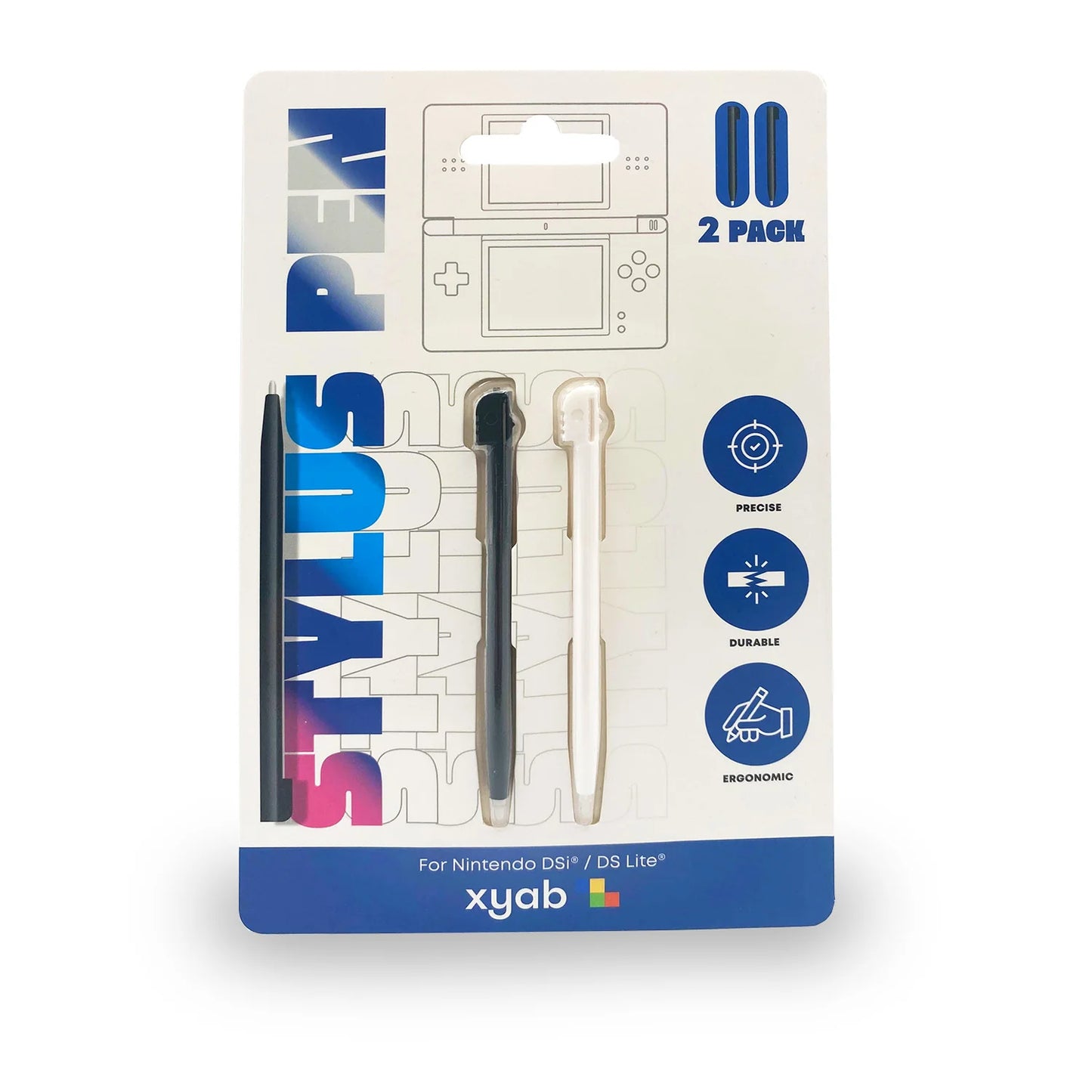 2 Pack Plastic Stylus for Nintendo DS Lite and DSi accessory