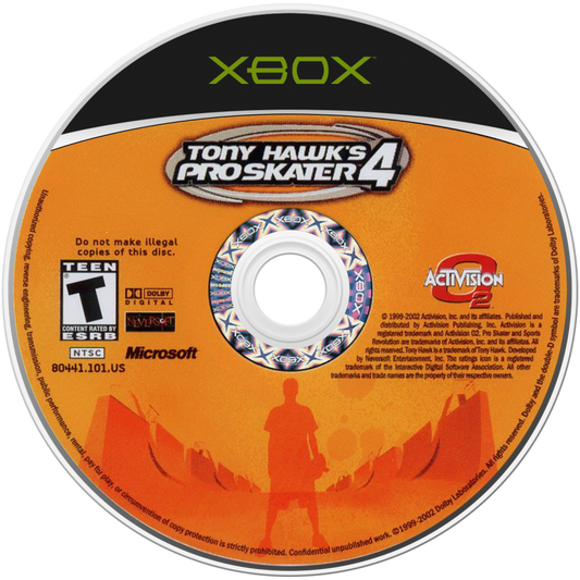 Tony Hawk's Pro Skater 4 Xbox inspired design featuring skateboarding sports action aesthetic legendary pro skaters massive trick combos open level exploration street and vert skating culture fast paced arcade gameplay nostalgic extreme sports presentation disc