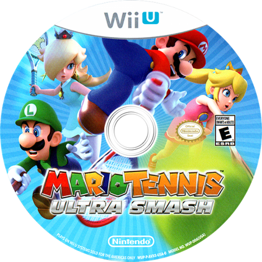 Mario Tennis: Ultra Smash disc art for Nintendo Wii U (WiiU) video game