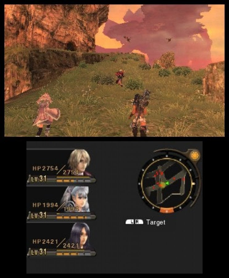 Xenoblade Chronicles 3D gameplay for Nintendo 3DS (3DS) action role-playing video game