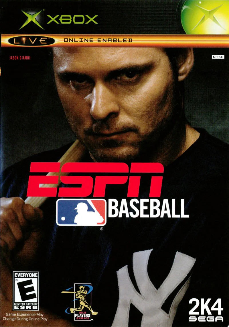 ESPN Baseball 2004 cover art for Xbox XBOX video game