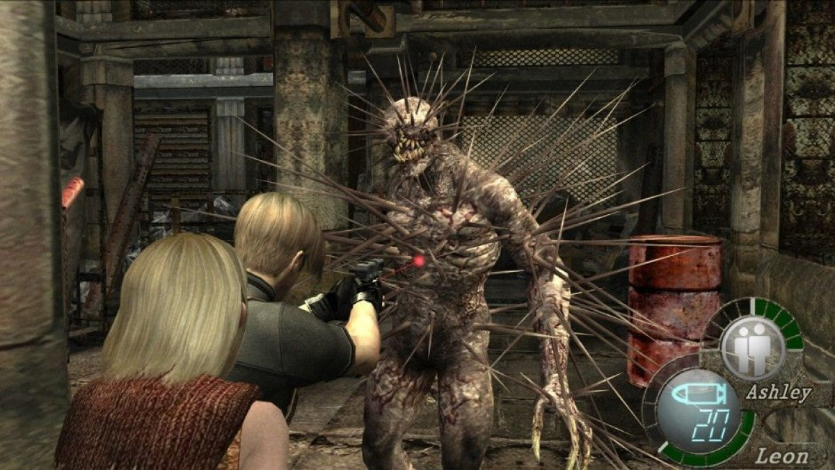 Resident Evil 4 gameplay for PlayStation 4 (PS4) video game.