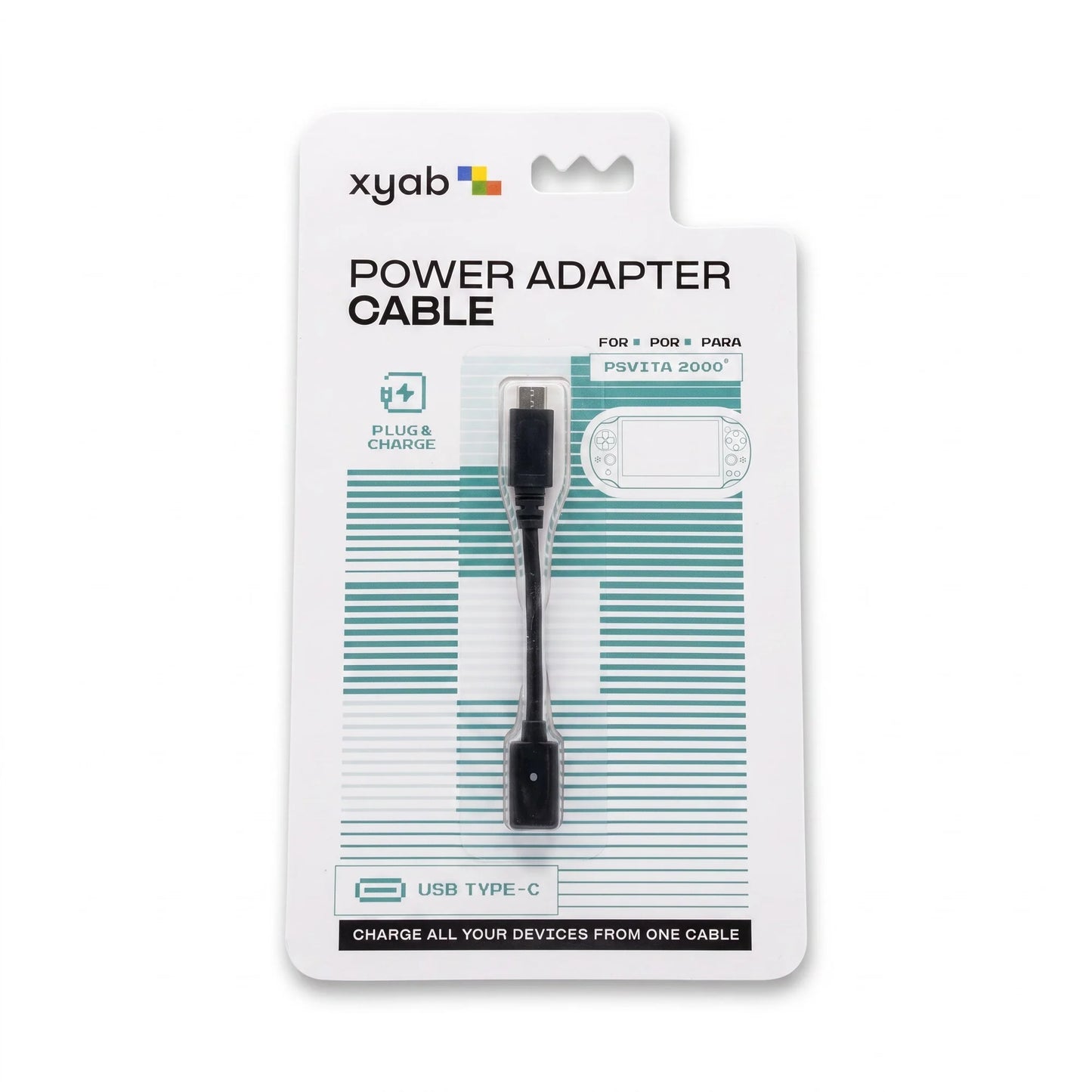 USB C Power Adapter Cable for PlayStation Vita PS Vita charging cable accessory featuring USB-C connectivity for compatible PS Vita power adapters charging and power support convenient replacement cable portable gaming setup and PlayStation Vita PS Vita accessory appeal