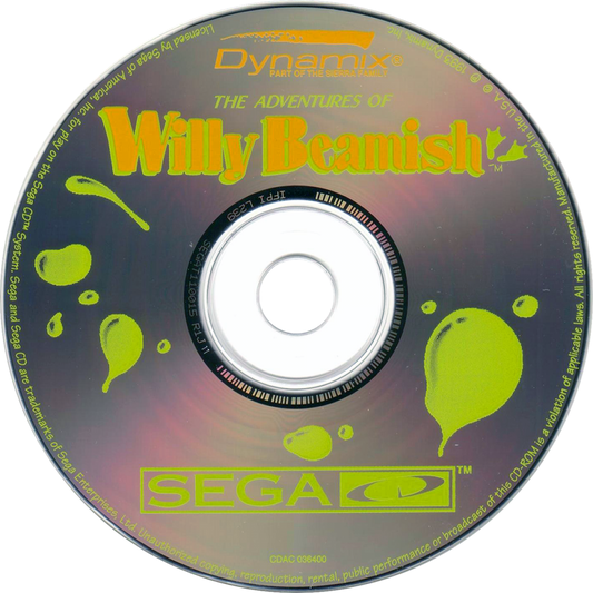 The Adventures of Willy Beamish Sega CD for retro video game enthusiasts featuring point and click adventure gameplay animated cartoon storytelling interactive puzzle solving humorous characters branching events classic graphic adventure design and collectible gaming appeal disc