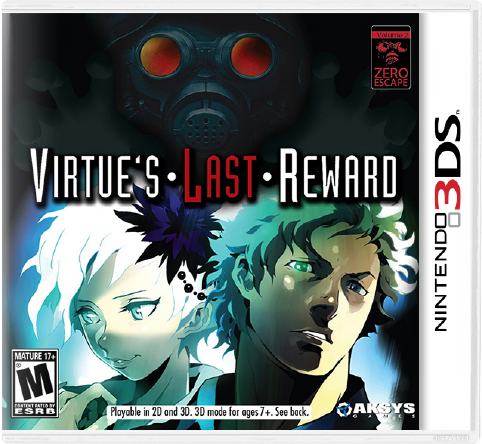 Zero Escape Virtue's Last Reward cover art for Nintendo 3DS (3DS) video game