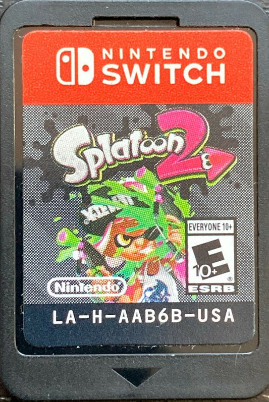 Splatoon 2 Starter Pack Nintendo Switch game featuring colorful ink-shooter action and bonus starter content cartridge