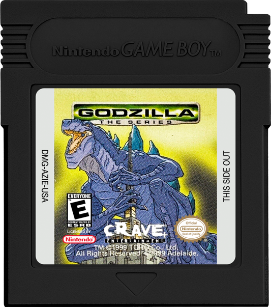 Godzilla: The Series Game Boy Color action platformer video game cartridge