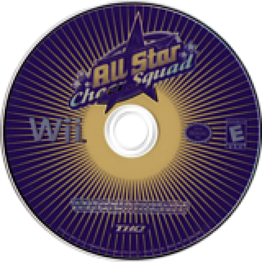 All-Star Cheer Squad disc cover art for Nintendo Wii (Wii) video game