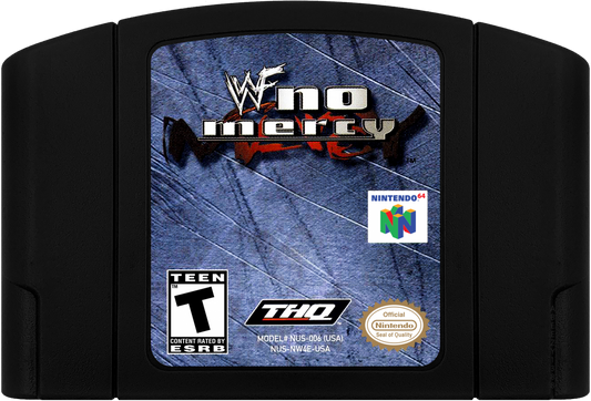 WWF No Mercy cartridge for Nintendo 64 (N64) video game