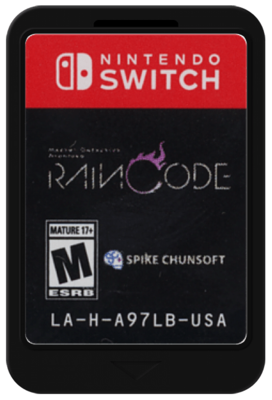 Master Detective Archives: RAIN CODE cartridge for Nintendo Switch (NS) video game