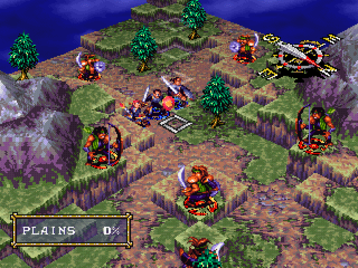 Vandal Hearts gameplay for PlayStation 1 (PS1) tactical role-playing video game