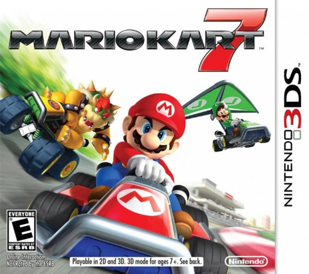 Mario Kart 7 cover art for Nintendo 3DS (3DS) video game