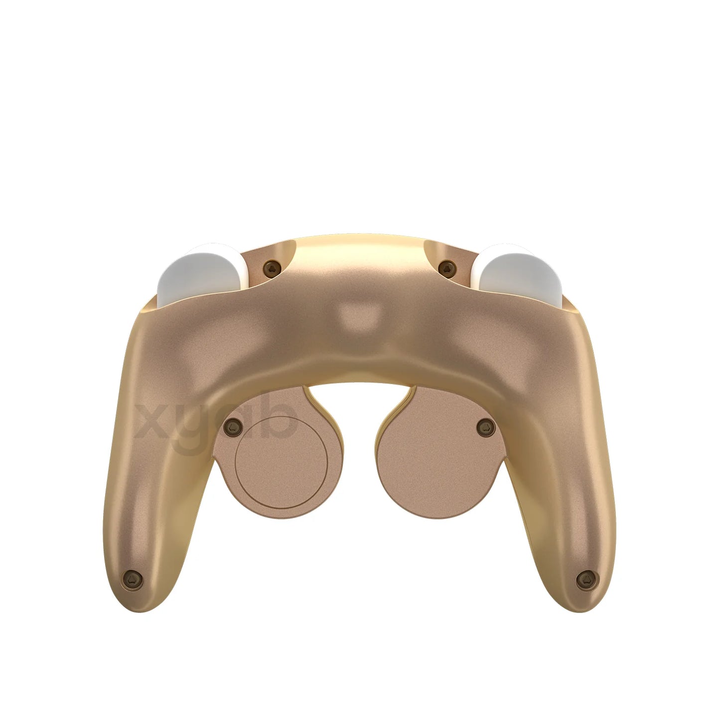 XYAB brand gold Nintendo GameCube wired controller retro gaming accessory