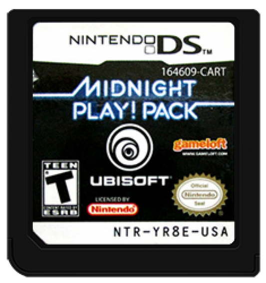Midnight Play Pack cartridge for Nintendo DS (DS) arcade mini-game collection video game