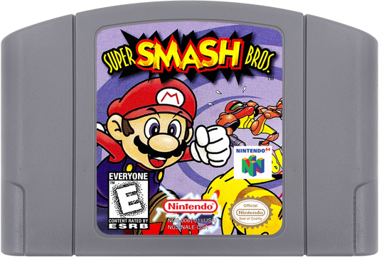 Super Smash Bros. cartridge for Nintendo 64 (N64) video game