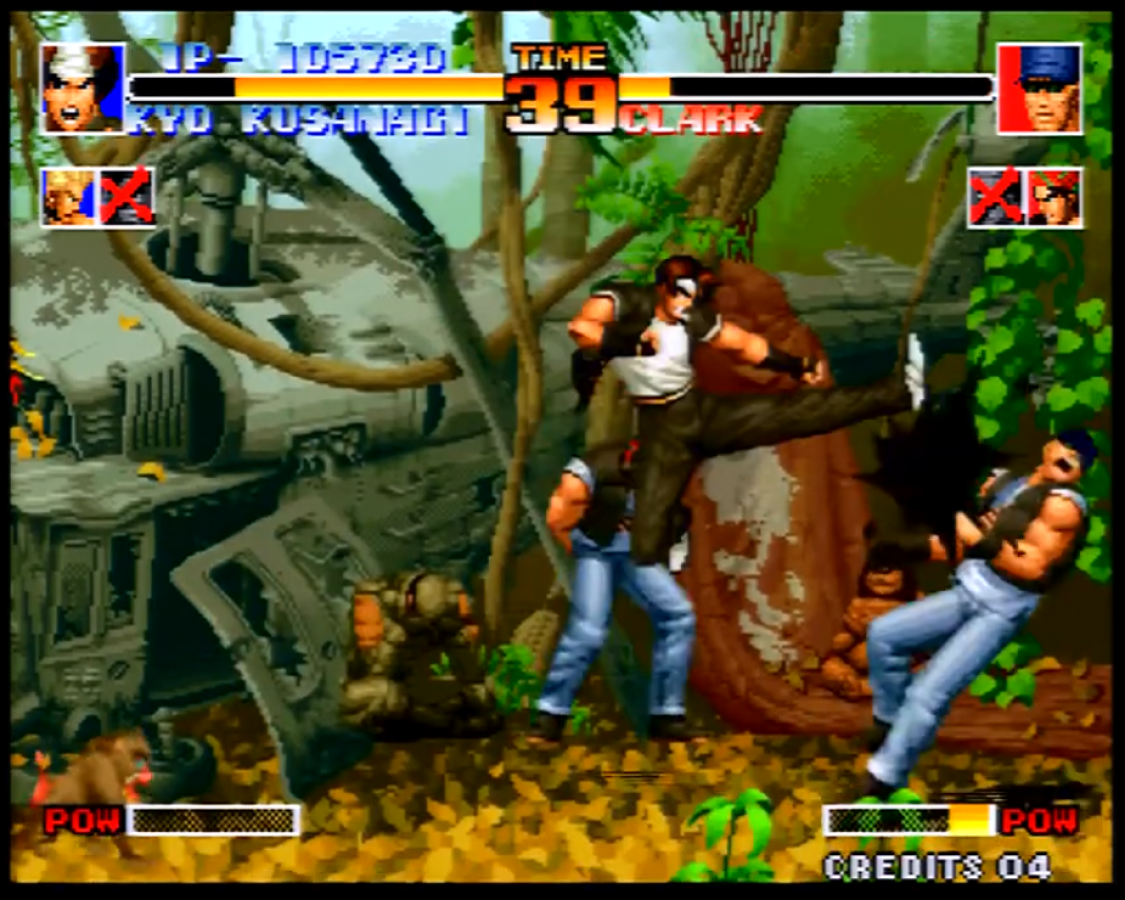 The King of Fighters 94 Japan Import Neo Geo AES team-based 3v3 arcade fighting game original KOF title with Kyo Rugal and SNK's classic sprite art, tested working complete Japanese gameplay