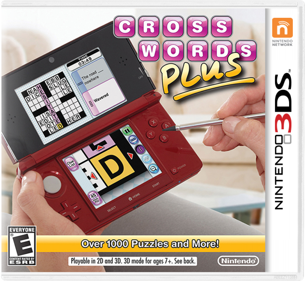 Crosswords Plus cover art for Nintendo 3DS video game