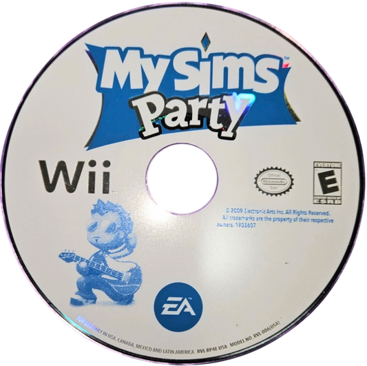 MySims: Party – Nintendo Wii (Wii) party mini-game multiplayer social video game disc