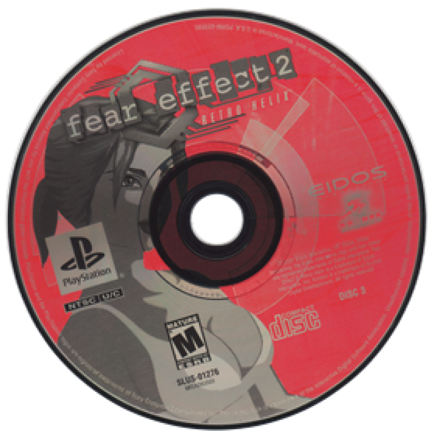 Fear Effect 2: Retro Helix Disc 3 for PlayStation 1 (PS1) retro video game