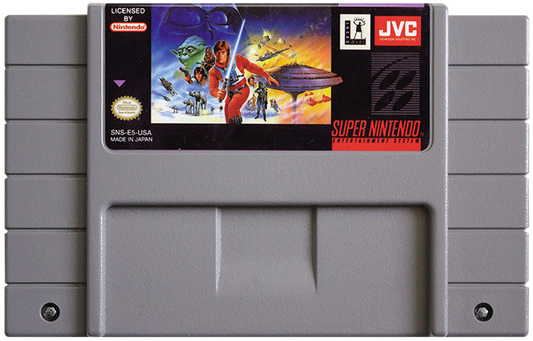 Super Star Wars Empire Strikes Back cartridge for Super Nintendo Entertainment System SNES retro video game