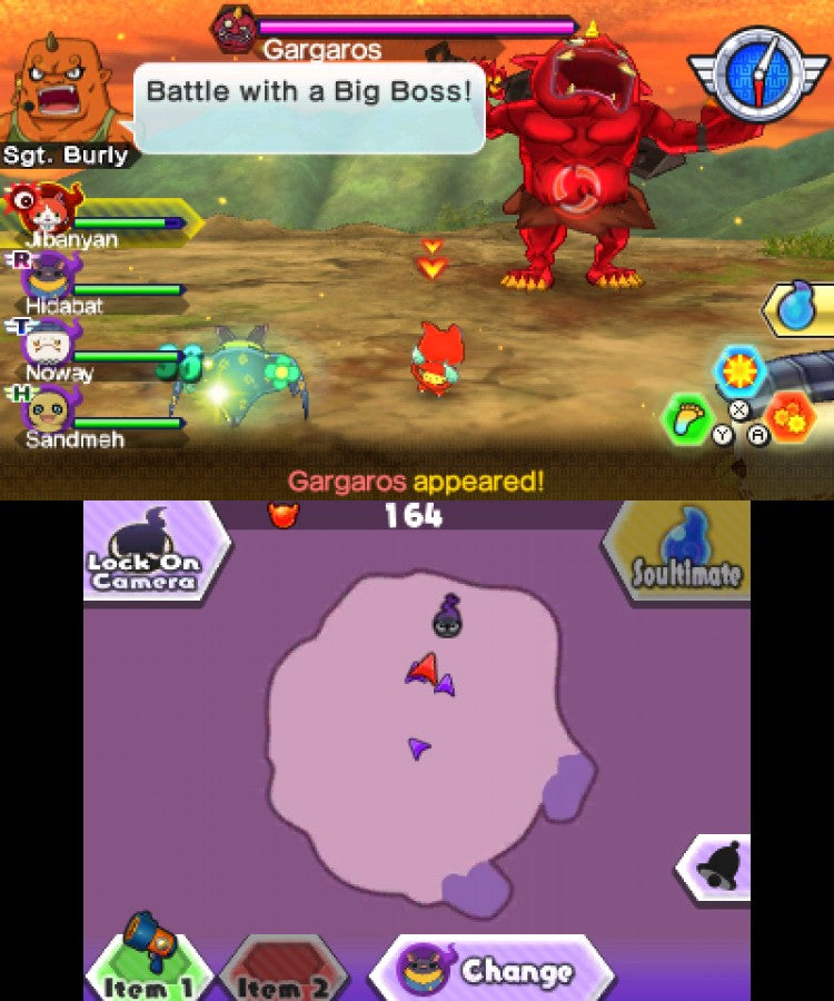 Yo-Kai Watch Blasters: White Dog Squad gameplay for Nintendo 3DS (3DS) role-playing action video game