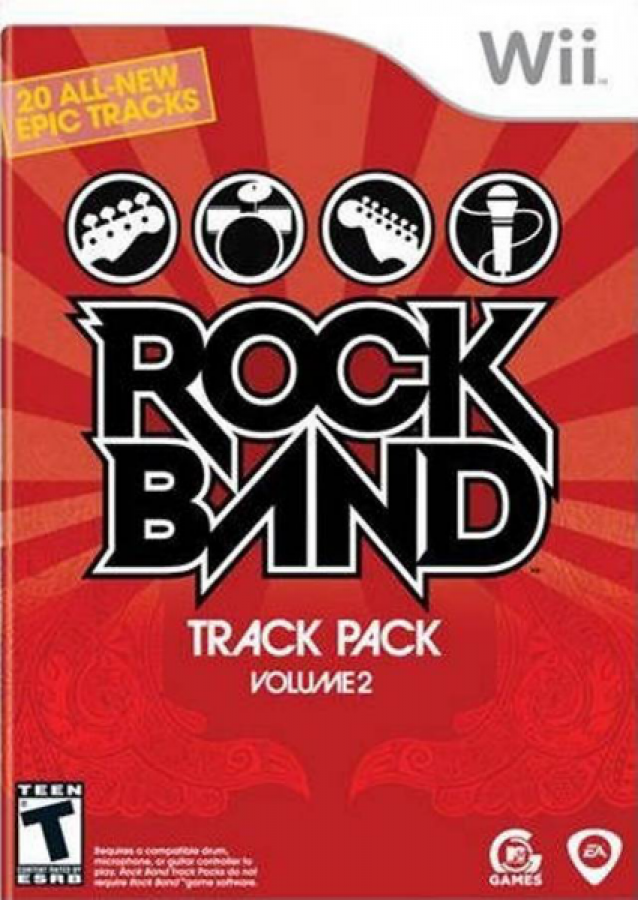Rock Band Track Pack: Volume 2 cover art for Nintendo Wii (Wii) video game