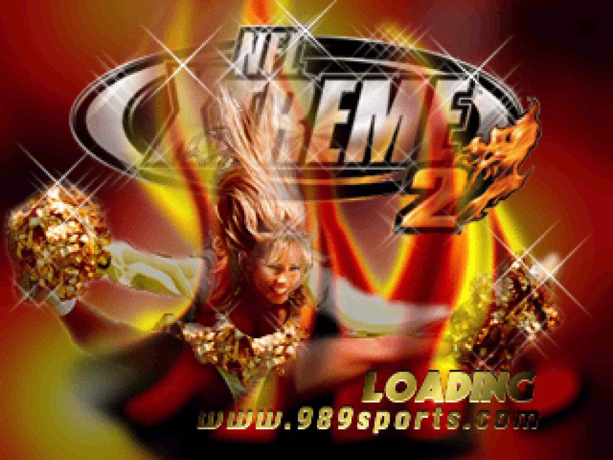 NFL Xtreme 2 title card for PlayStation 1 (PS1) retro football video game