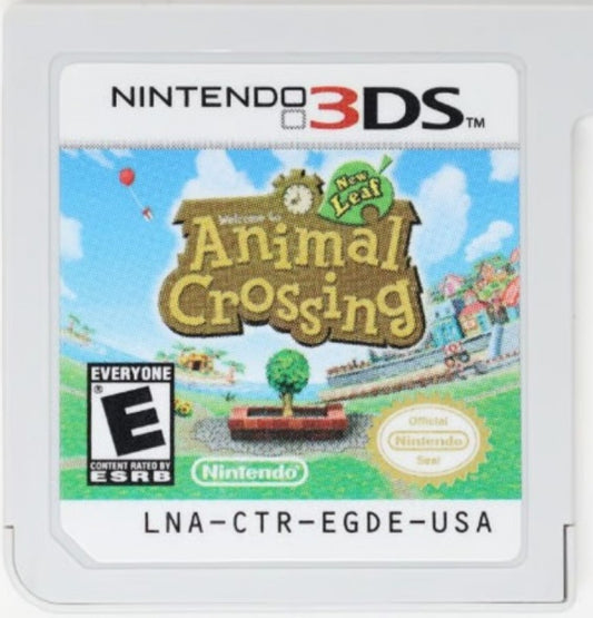 Animal Crossing: New Leaf cartridge for Nintendo 3DS (3DS) life simulation video game