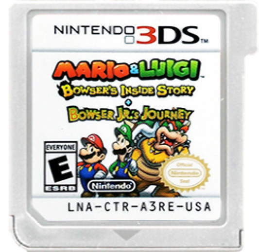 Mario & Luigi: Bowser's Inside Story + Bowser Jr's Journey cartridge for Nintendo 3DS (3DS) video game