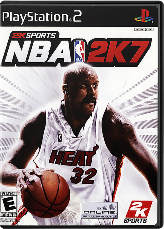 NBA 2K7 cover art for PlayStation 2 (PS2) video game