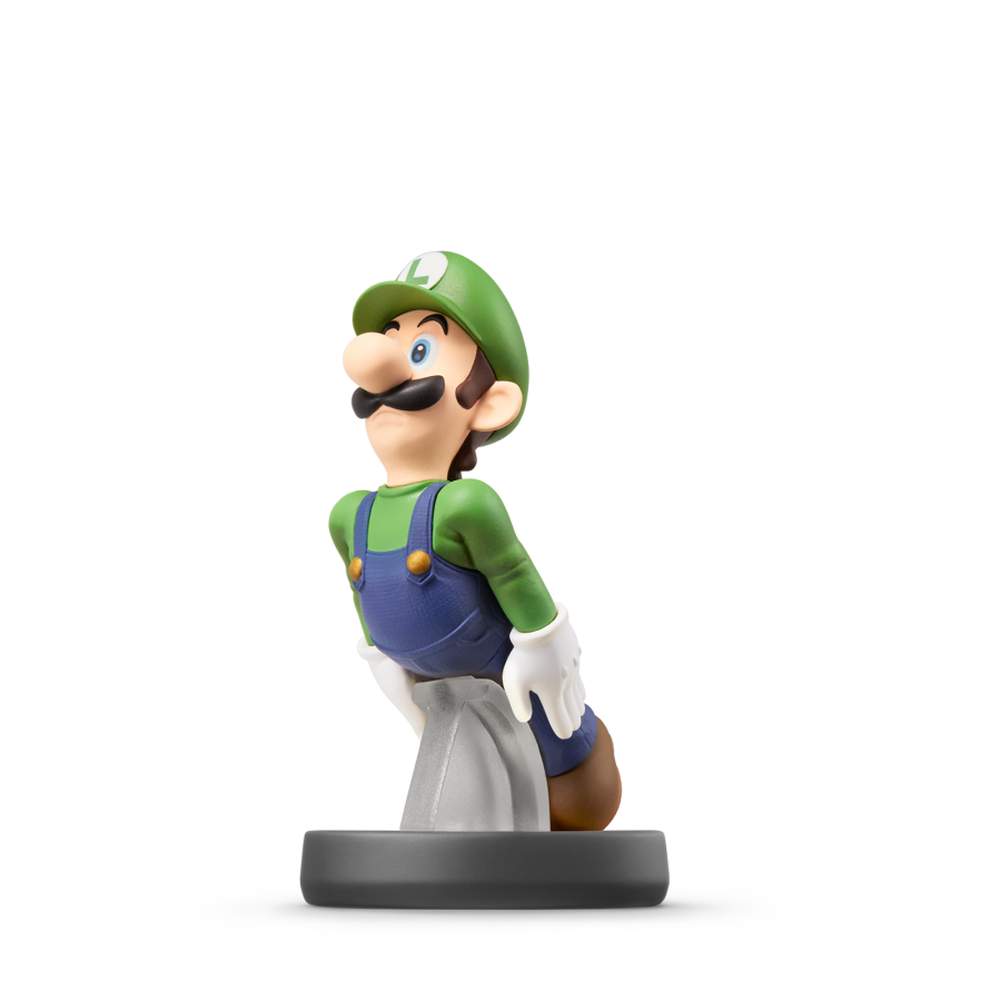 Luigi Super Smash Bros Amiibo loose Nintendo figure