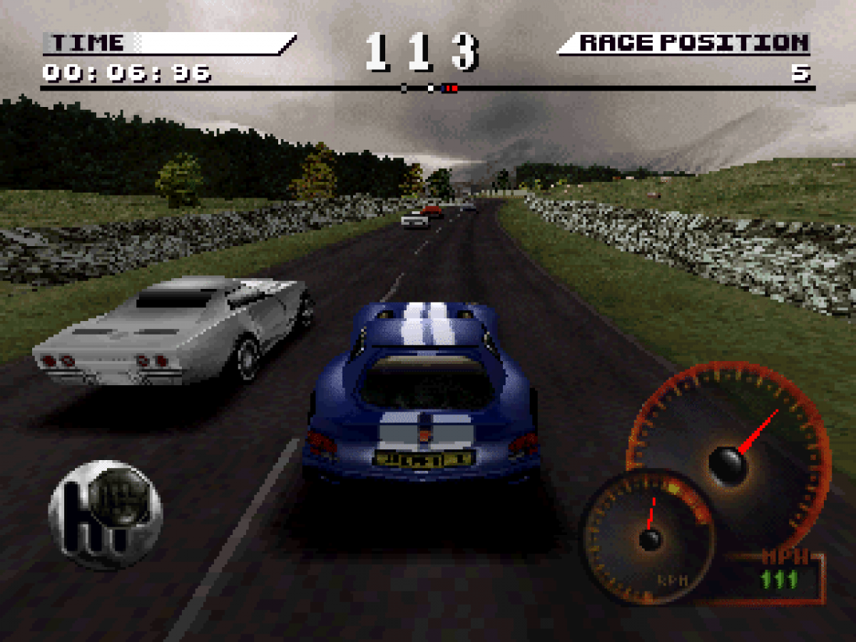 Test Drive 4 gameplay for PlayStation 1 (PS1) racing video game