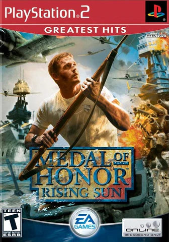 Medal of Honor Rising Sun Greatest Hits cover art for PlayStation 2 (PS2) video game