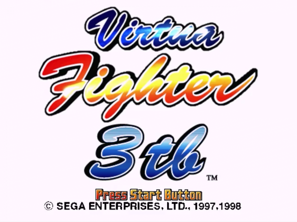 Virtua Fighter 3tb title screen for Sega Dreamcast (DC) video game