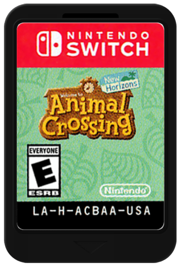 Animal Crossing New Horizons cartridge for Nintendo Switch NS video game
