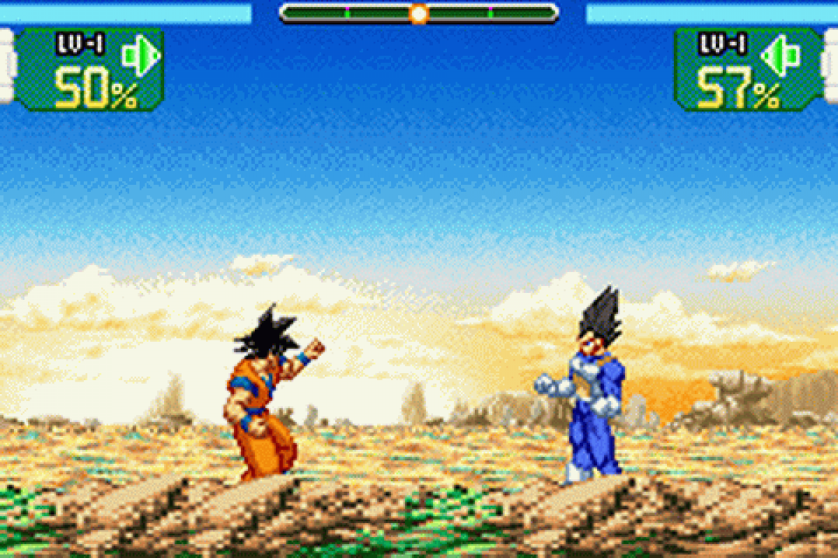 Dragon Ball Z Supersonic Warriors cover art for Game Boy Advance GBA video game gameplay
