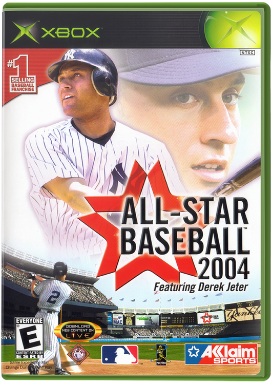 All-Star Baseball 2004 cover art for Xbox (XBOX) video game