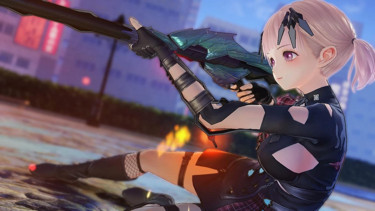 Blue Reflection Second Light for Nintendo Switch, gameplay for a role-playing video game with anime-style characters, real-time turn-based combat, exploration gameplay, and story-driven adventure