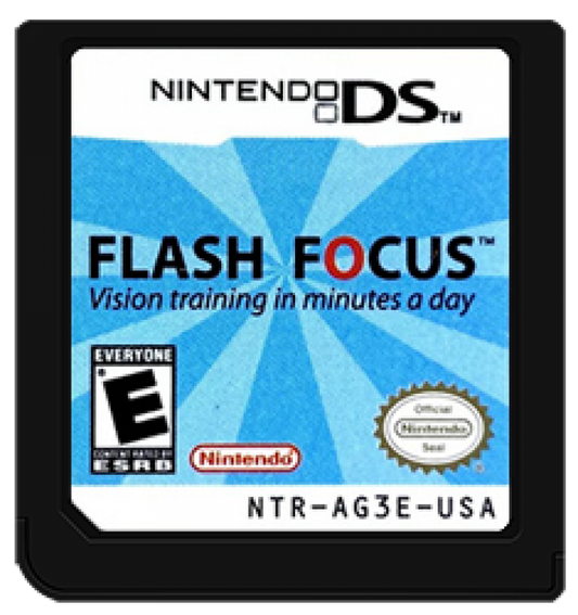Flash Focus: Vision Training cartridge for Nintendo DS (DS) eye exercise puzzle training video game