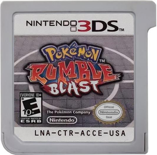 Pokémon Rumble Blast cartridge for Nintendo 3DS (3DS) action role-playing video game