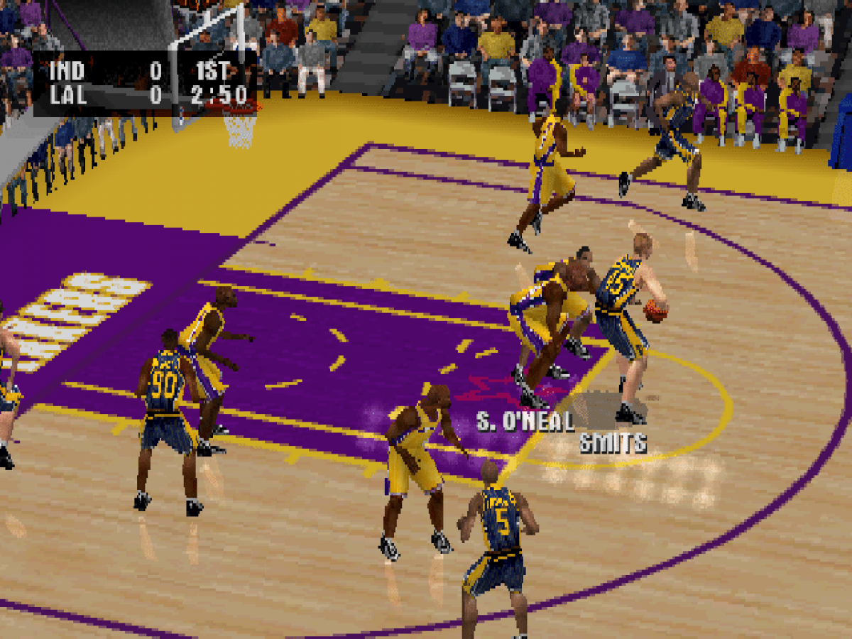 NBA Live 2001 gameplay for PlayStation 1 (PS1) retro basketball video game