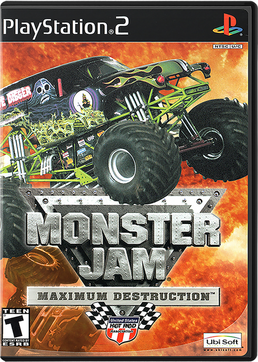 Monster Jam: Maximum Destruction cover art for PlayStation 2 (PS2) video game