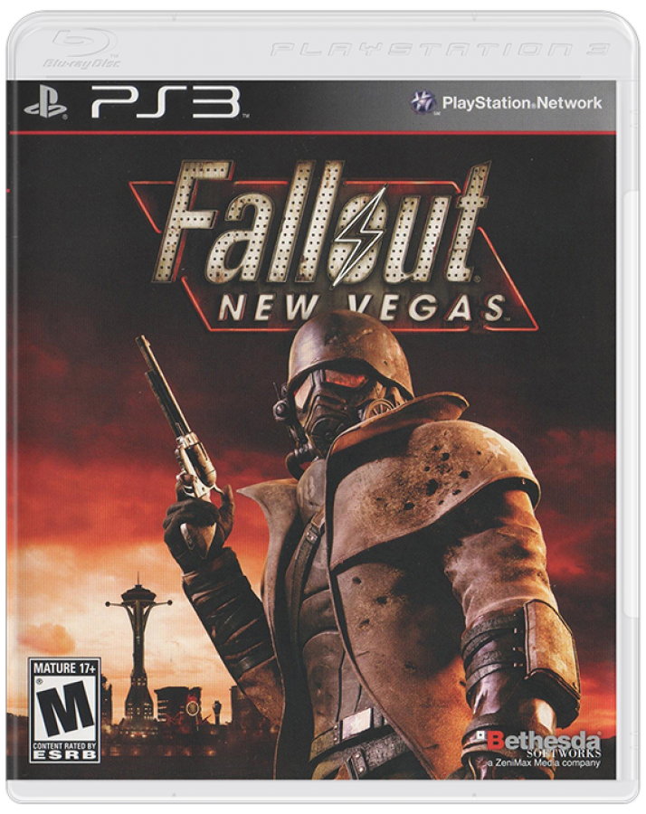 Fallout: New Vegas cover art for PlayStation 3 (PS3) video game