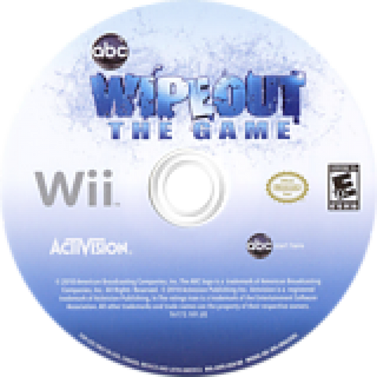 Wipeout: The Game disc art for Nintendo Wii (Wii) video game