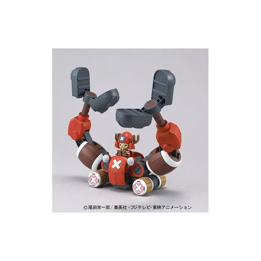 Chopper Robo Crane One Piece Bandai Hobby Chopper Robo model kit inspired design featuring buildable robotic vehicle aesthetic Tony Tony Chopper themed mechanical construction colorful anime inspired design articulated components collectible model building and display presentation