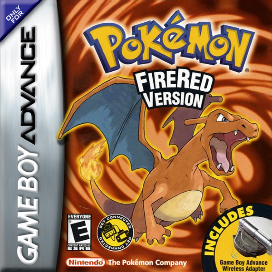 Pokemon: Fire Red cover art for Game Boy Advance (GBA) video game