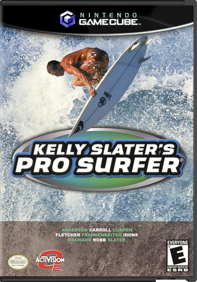 Kelly Slater's Pro Surfer cover art for GameCube (GC) video game