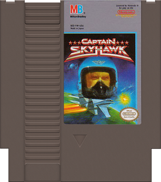 Captain Skyhawk cartridge for Nintendo Entertainment System (NES) retro video game