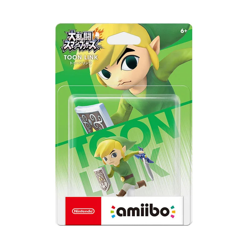 Toon Link Super Smash Bros sealed Nintendo Amiibo figure